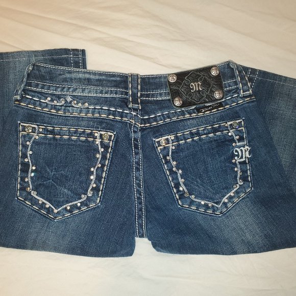 Miss Me Denim - Miss Me Knee Length Jean shorts/capris